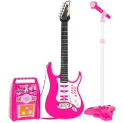 Best Choice Products Kids Electric Musical Guitar Toy Play Set W/ 6 Demo Songs, Whammy Bar, Microphone, Amp, AUX -Cheap Toy Store GUEST 84688aa8 65aa 4a74 9857 50a35e484777