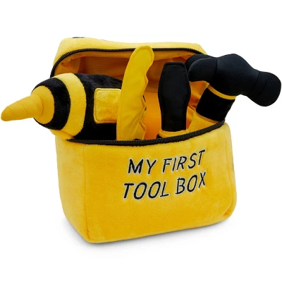 Plush Creations Yellow Tool Box Carrier Toy Set 9 Plush Creations Yellow Tool Box Carrier Toy Set - Image 7