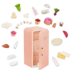 Our Generation Perfectly Fresh Mini Fridge & Play Food Accessory Set For 18" Dolls -Cheap Toy Store GUEST 85a841a1 52fe 4679 a9e8 80335d071925