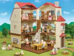 Calico Critters Red Roof Grand Mansion Gift Set, Dollhouse Playset With 3 Figures, Furniture, Vehicle And Accessories -Cheap Toy Store GUEST 88c7977e 8b45 42c4 8744 ac88fd49ac46