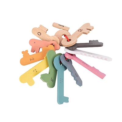 Tickit Rainbow Wooden Keys, Set Of 11 4 Tickit Rainbow Wooden Keys, Set Of 11 - Image 2