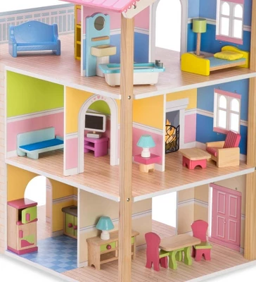 HearthSong 35-Piece Dollhouse Furniture For Kids 3 HearthSong 35-Piece Dollhouse Furniture For Kids