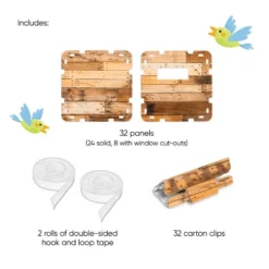Hearthsong 32-Panel Cabin Style Fantasy Fort Indoor Fort Building Kit With Hook And Loop Connectors 15 Hearthsong 32-Panel Cabin Style Fantasy Fort Indoor Fort Building Kit With Hook And Loop Connectors -Cheap Toy Store GUEST 8c89bcf6 d4f9 4cdf bfc0 0659fd6a9007