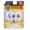 "Police Line" 6 Piece Diecast Set (4 Figurines And 2 Accessories) Limited Ed To 4800 Pcs 1/64 Scale Models By American Diorama