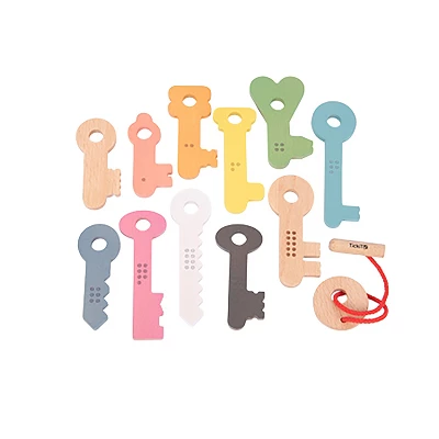 Tickit Rainbow Wooden Keys, Set Of 11 5 Tickit Rainbow Wooden Keys, Set Of 11 - Image 3