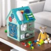 Costway Wooden Busy House Montessori Toy With Sensory Games & Interior Storage Space Blue/Pink 2 Costway Wooden Busy House Montessori Toy With Sensory Games & Interior Storage Space Blue/Pink -Cheap Toy Store GUEST 9982586f b318 4e06 a380 7a1ecbc7a5dd