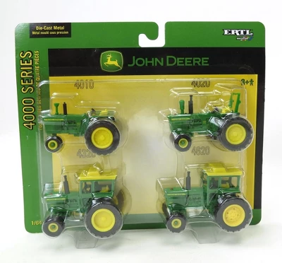 ERTL1/64 John Deere 4000 Series 4 Piece Tractor Set, 15216 3 ERTL1/64 John Deere 4000 Series 4 Piece Tractor Set, 15216