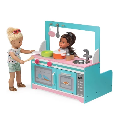 Badger Basket Retro Diner And Kitchen Doll Playset With Accessories 9 Badger Basket Retro Diner And Kitchen Doll Playset With Accessories - Image 7