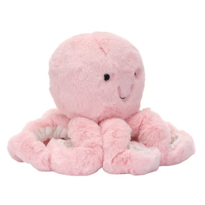 Lambs & Ivy Sea Dreams Pink Plush Octopus Stuffed Animal Toy - Bubbles 4 Lambs & Ivy Sea Dreams Pink Plush Octopus Stuffed Animal Toy - Bubbles - Image 2