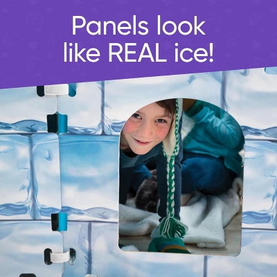 HearthSong 32-Panel Igloo Fantasy Forts Indoor Building Kit With Hook And Loop Connectors 7 HearthSong 32-Panel Igloo Fantasy Forts Indoor Building Kit With Hook And Loop Connectors - Image 5