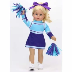Sophia's - 18" Doll - Cheerleader Dress, Pom-pom & Hair Bow Set - Aqua/Purple 9 Sophia's - 18" Doll - Cheerleader Dress, Pom-pom & Hair Bow Set - Aqua/Purple -Cheap Toy Store GUEST aa44c847 1caf 48f9 8500 d833caf37527
