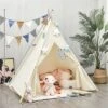 Costway Kids Canvas Play Tent Foldable Playhouse Toys For Indoor Outdoor 2 Costway Kids Canvas Play Tent Foldable Playhouse Toys For Indoor Outdoor -Cheap Toy Store GUEST aacfca07 9616 45e5 bdce ede432e40280
