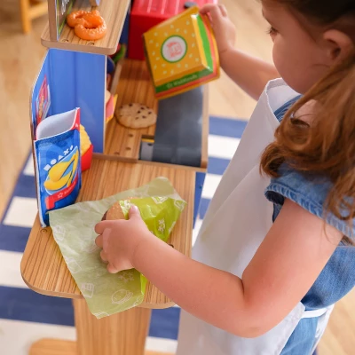 KidKraft 2-in-1 Restaurant & Delivery Wooden Play Store 9 KidKraft 2-in-1 Restaurant & Delivery Wooden Play Store - Image 7