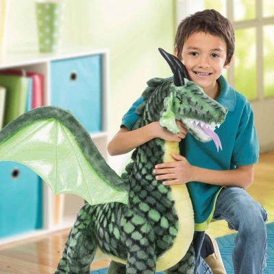 Melissa & Doug Winged Dragon Stuffed Animal Toy 3 Melissa & Doug Winged Dragon Stuffed Animal Toy