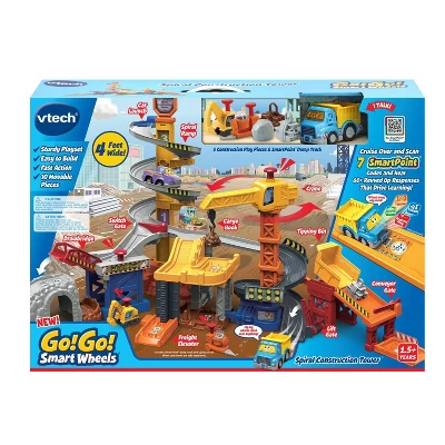 VTech Go! Go! Smart Wheels Speedy Spiral Construction Tower Track Set 3 VTech Go! Go! Smart Wheels Speedy Spiral Construction Tower Track Set