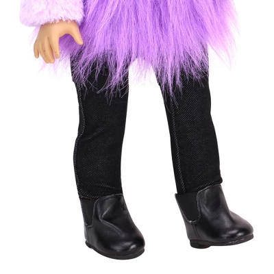 Sophia's - 18" Doll - Chelsea Bootie - Black 5 Sophia's - 18" Doll - Chelsea Bootie - Black - Image 3