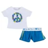 Sophia’s Peace Sign Tee Shirt & Sports Shorts For 18” Dolls, White/Blue -Cheap Toy Store GUEST c034fb9e 586b 4cbe 912b b5e4f6cee42a