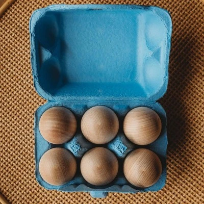 Bella Luna Wooden Easter Eggs In Carton (Made In The USA) 7 Bella Luna Wooden Easter Eggs In Carton (Made In The USA) - Image 5