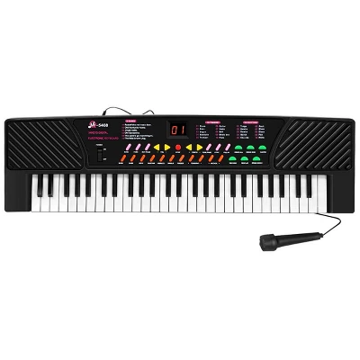 Costway 54 Keys Music Electronic Keyboard Kid Electric Piano Organ W/Mic & Adapter 10 Costway 54 Keys Music Electronic Keyboard Kid Electric Piano Organ W/Mic & Adapter - Image 8