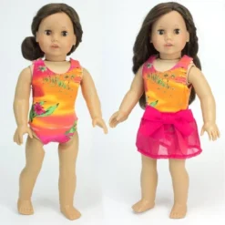 Sophia’s Bathing Suit & Sarong Outfit Set For 18” Dolls, Orange/Hot Pink -Cheap Toy Store GUEST c41f1d8a ba4d 41a3 a1c1 f8ef2270bdba