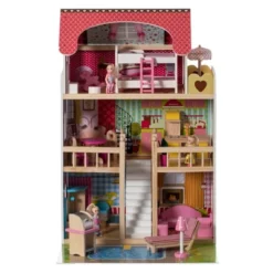 ShpilMaster Wooden Doll House With Toys And Furniture Accessories With LED Light For Ages 3+ -Cheap Toy Store GUEST c52d1f2e 9ff9 4ff4 9b90 6fd86f41b018