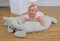 Bearington Baby Lil Spout Play Mat: 30 X 30 Plush Elephant Belly Blanket And Play Mat -Cheap Toy Store GUEST cf18bc4a 8dba 413b 950a e2571251dec5