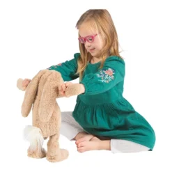 Manhattan Toy Willow The Coffee & Beige Snuggle Bunnies 12" Stuffed Animal With Embroidered Accents -Cheap Toy Store GUEST d073e6a6 3921 4b03 a1d4 654373bb096f