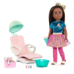 Glitter Girls Salon Chair Spa & Styling Accessory Set For 14" Dolls