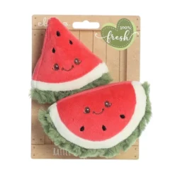Ebba Mini Watermelon Rattle & Crinkle Set Precious Produce Adorable Baby Stuffed Animal Red 4" -Cheap Toy Store GUEST d63c1a99 9924 4375 b052 301c85f00045