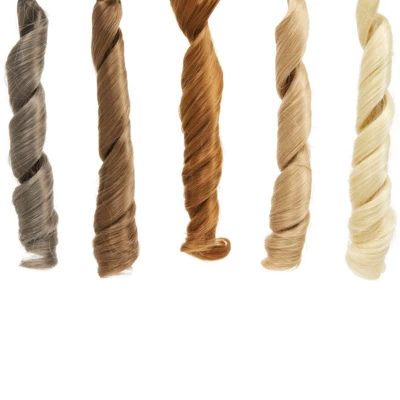 Bright Creations 10 Pack Curly Doll Hair Wefts Wigs For Crafts, Extensions & Rerooting, Natural Colors, 10 X 40 In 5 Bright Creations 10 Pack Curly Doll Hair Wefts Wigs For Crafts, Extensions & Rerooting, Natural Colors, 10 X 40 In - Image 3