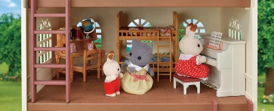 Calico Critters Sky Blue Terrace Gift Set, Dollhouse Playset With Figures, Furniture And Accessories 6 Calico Critters Sky Blue Terrace Gift Set, Dollhouse Playset With Figures, Furniture And Accessories - Image 4