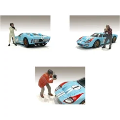 "Race Day 1" 6 Piece Figurine Set For 1/18 Scale Models By American Diorama