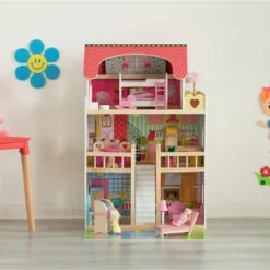 ShpilMaster Wooden Doll House With Toys And Furniture Accessories With LED Light For Ages 3+ -Cheap Toy Store GUEST e5b29637 979e 404f 846a 69953668079b