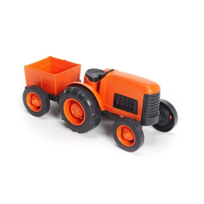 Green Toys Tractor Vehicle - Orange 3 Green Toys Tractor Vehicle - Orange