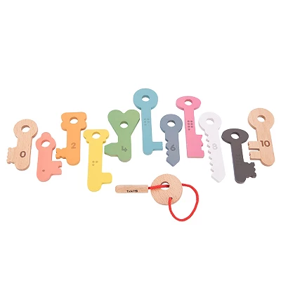 Tickit Rainbow Wooden Keys, Set Of 11 7 Tickit Rainbow Wooden Keys, Set Of 11 - Image 5