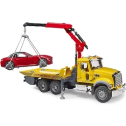 Bruder Mack Granite Tow Truck With Bruder Roadster -Cheap Toy Store GUEST ece7400c 61cf 41f6 be8e 99f6647549a0