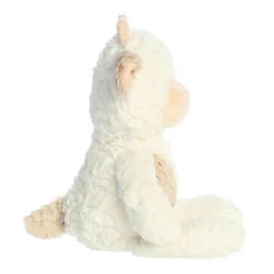 Ebba Huggy Collection 13" Clover Cow White Stuffed Animal 4 Ebba Huggy Collection 13" Clover Cow White Stuffed Animal - Image 2