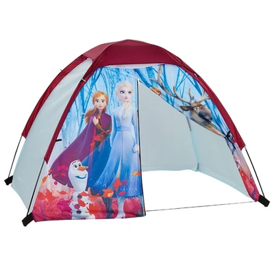 Exxel Outdoors Disney Fronzen 2 Kids 4 Piece Princess Camping Kit With Floorless Dome Tent, Youth Sized Sleeping Bag, Backpack, And LED Flashlight 5 Exxel Outdoors Disney Fronzen 2 Kids 4 Piece Princess Camping Kit With Floorless Dome Tent, Youth Sized Sleeping Bag, Backpack, And LED Flashlight - Image 3