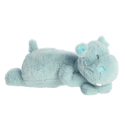 Ebba Hugeez 15" Hippo Blue Stuffed Animal 5 Ebba Hugeez 15" Hippo Blue Stuffed Animal - Image 3
