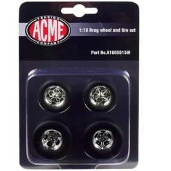 Chrome Drag Wheel And Tire Set Of 4 Pieces From "1932 Ford 3 Window" 1/18 By Acme -Cheap Toy Store GUEST ee9c8cb1 37fe 45a0 b52e b17e6167fa7e