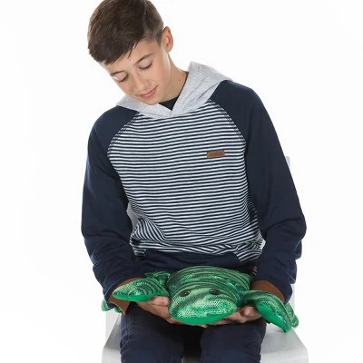 Manimo Weighted Green Frog Plush - 5.5 Pounds - Weighted Sensory Tool 4 Manimo Weighted Green Frog Plush - 5.5 Pounds - Weighted Sensory Tool - Image 2