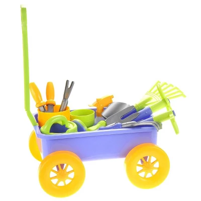 Link Garden Wagon & Tools Toy Set For Kids With 8 Gardening Tools, 4 Pots, Water Pail And Spray 10 Link Garden Wagon & Tools Toy Set For Kids With 8 Gardening Tools, 4 Pots, Water Pail And Spray - Image 8