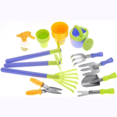 Link Garden Wagon & Tools Toy Set For Kids With 8 Gardening Tools, 4 Pots, Water Pail And Spray 7 Link Garden Wagon & Tools Toy Set For Kids With 8 Gardening Tools, 4 Pots, Water Pail And Spray - Image 5