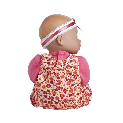 Adora Playtime Baby Flower Pink 13 Inch Baby Doll With Floral Overalls, Bow Headband And Bottle 3 Adora Playtime Baby Flower Pink 13 Inch Baby Doll With Floral Overalls, Bow Headband And Bottle