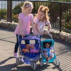 Adora Baby Doll Stroller, Starry Night Stroller Twin Jogger Stroller, Fits Dolls Up To 16 Inches 18 Adora Baby Doll Stroller, Starry Night Stroller Twin Jogger Stroller, Fits Dolls Up To 16 Inches -Cheap Toy Store GUEST f90bb0c7 7142 4125 bd49 01beb184e364