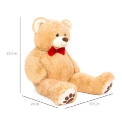 Best Choice Products 38in Giant Soft Plush Teddy Bear Stuffed Animal Toy W/ Bow Tie, Footprints -Cheap Toy Store GUEST f998e17f 7408 4668 92c0 83b744fed5f7