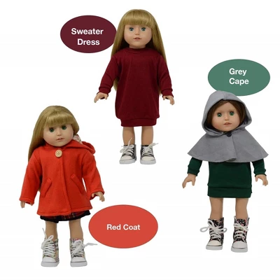 The New York Doll Collection Doll Dress Assortment 4 The New York Doll Collection Doll Dress Assortment - Image 2