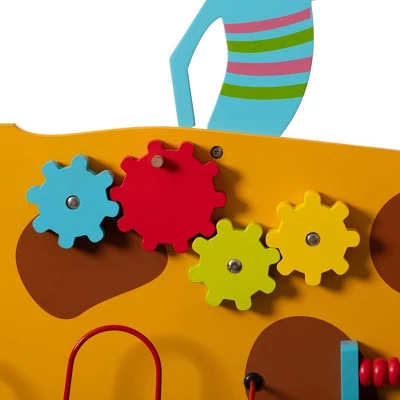 ShpilMaster Wooden Giraffe Sensory Wall Game, Activity Toy Growth Chart For Playroom, Nursery, Preschool, And Doctors' Office 4 ShpilMaster Wooden Giraffe Sensory Wall Game, Activity Toy Growth Chart For Playroom, Nursery, Preschool, And Doctors' Office - Image 2